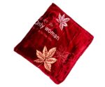 China 6D Blanket রং মেরুন